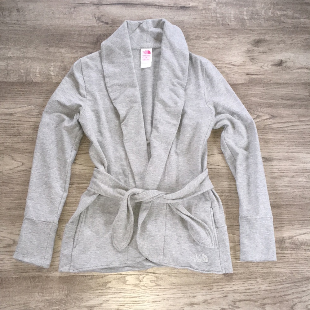 North Face - Wrap Cardigan - Light Grey